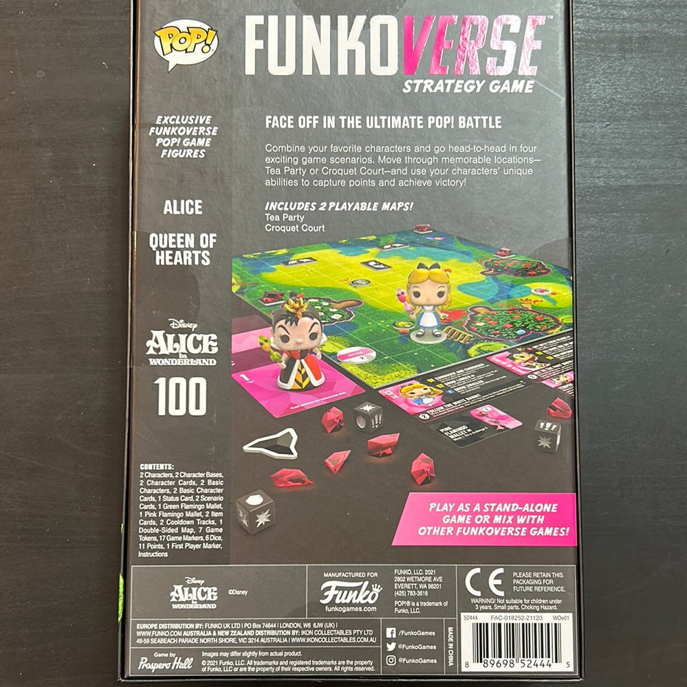 Funkoverse Strategy Game Alice in Wonderland