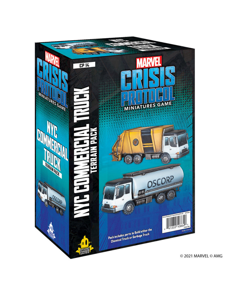 Marvel Crisis Protocol NYC Commercial Truck Terrain Pack