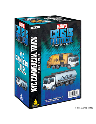 Marvel Crisis Protocol NYC Commercial Truck Terrain Pack