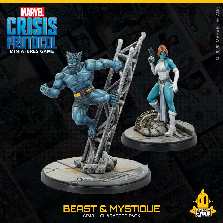 Marvel Crisis Protocol Mystique and Beast