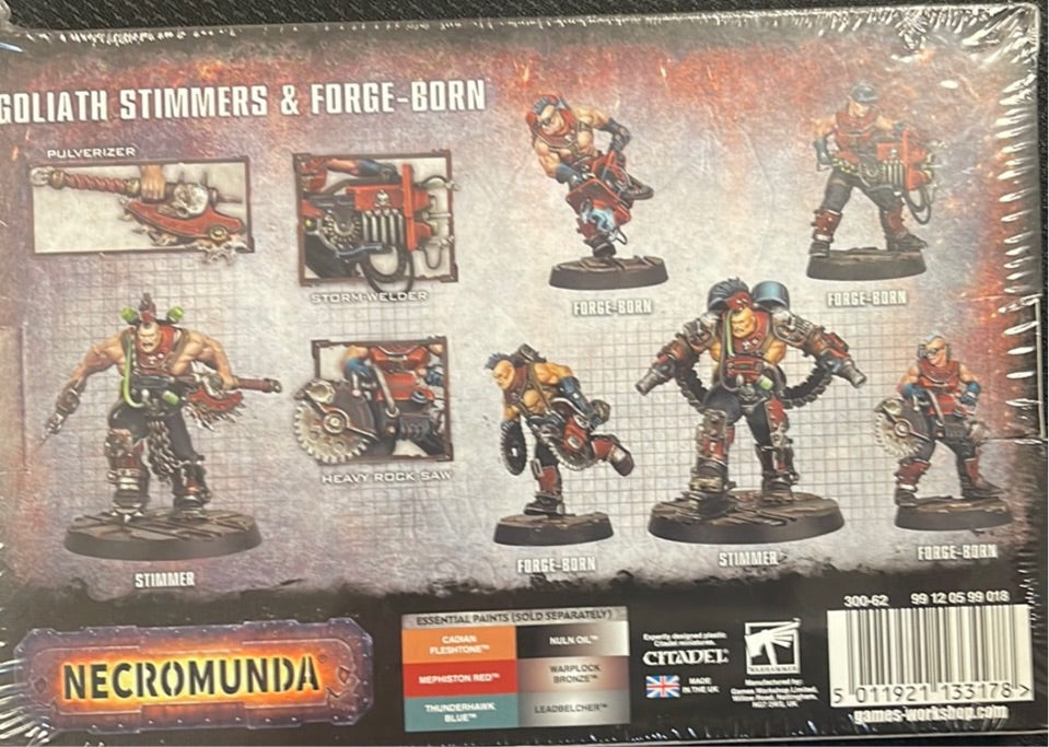 Necromunda - Goliath Stimmers And Forgeborn