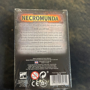 Necromunda- Escher Gang Tactics Cards