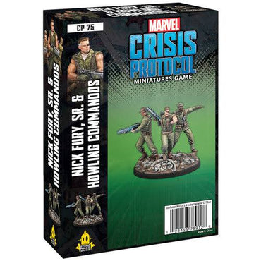 Marvel Crisis Protocol Nick Fury, Sr. and Howling Commandos