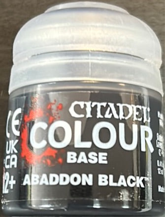 Citadel Colour Base Abaddon Black