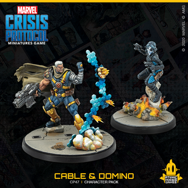 Marvel Crisis Protocol Cable and Domino