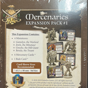 Heroes of Land Air & Sea Mercenaries Pack #1