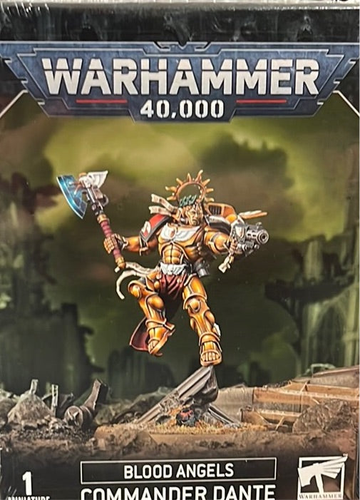 WARHAMMER 40K SPACE Marines Blood Angels Commandant Dante métal oop EUR WARHAMMER 40K SPACE Marines Blood Angels Commandant Dante métal oop EUR