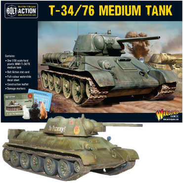 T-34/76 Medium Tank (Plastic) | Bolt Action